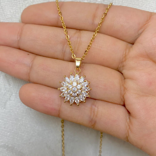 Collar Girasol Giratorio