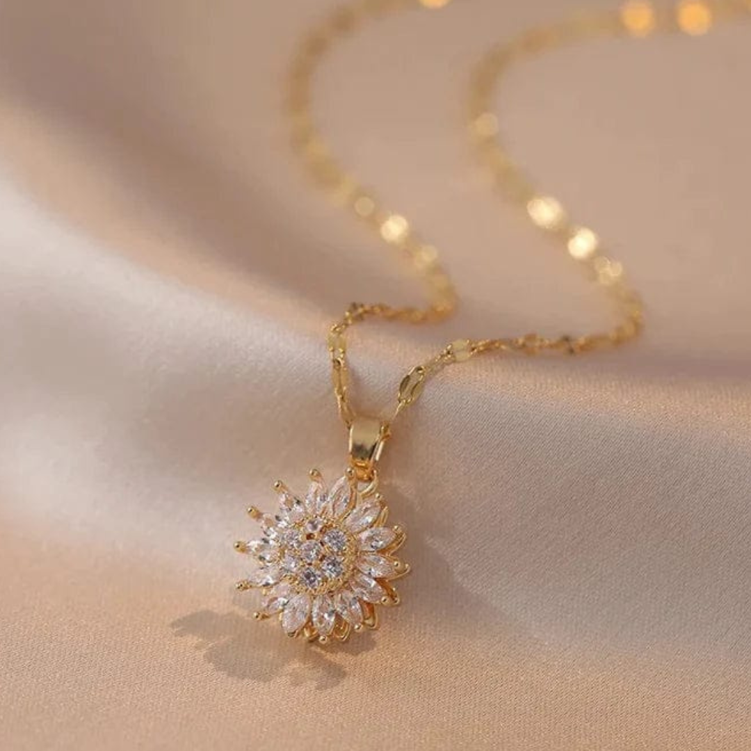 Collar Girasol Giratorio