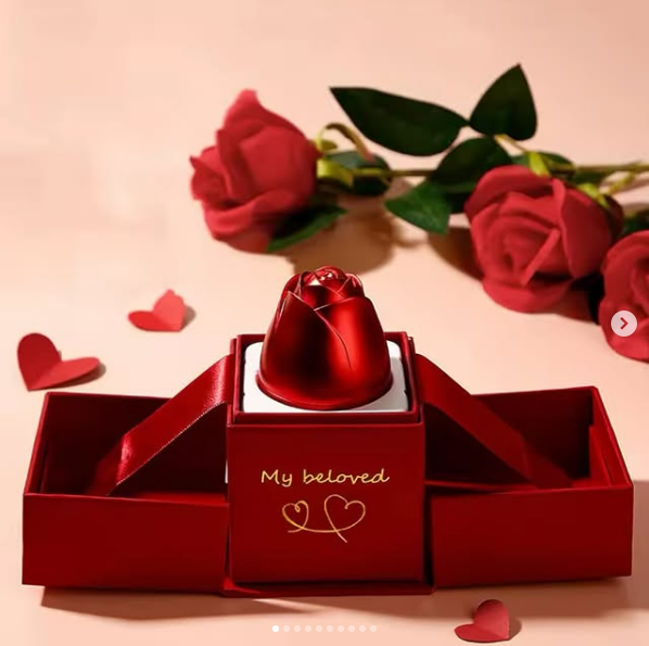 Rosa Eterna Con Collar De 100 Idiomas