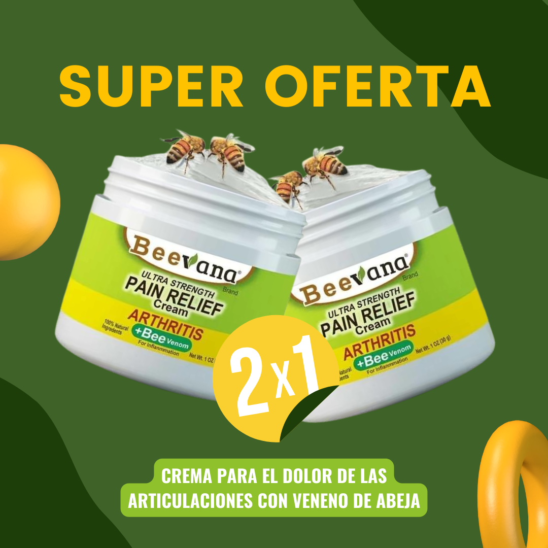 CREMA VENENO DE ABEJA PARA DOLORES Y ARTICULACIONES