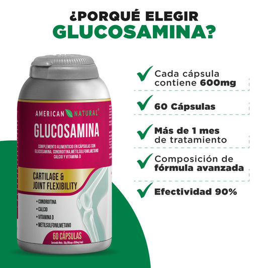 Glucosamina 60 Cápsulas