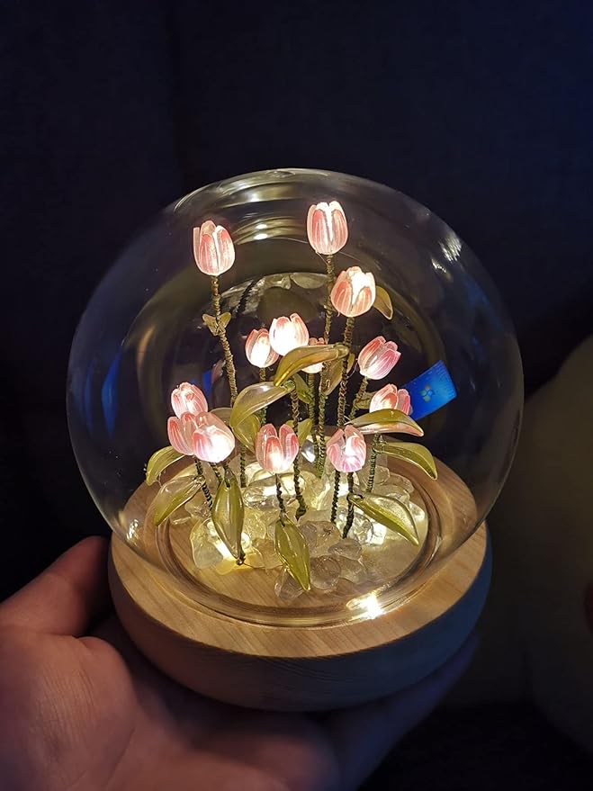 Lampara Tulipanes Esferica