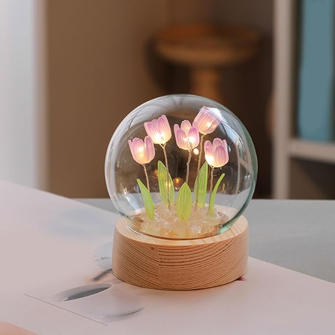 Lampara Tulipanes Esferica