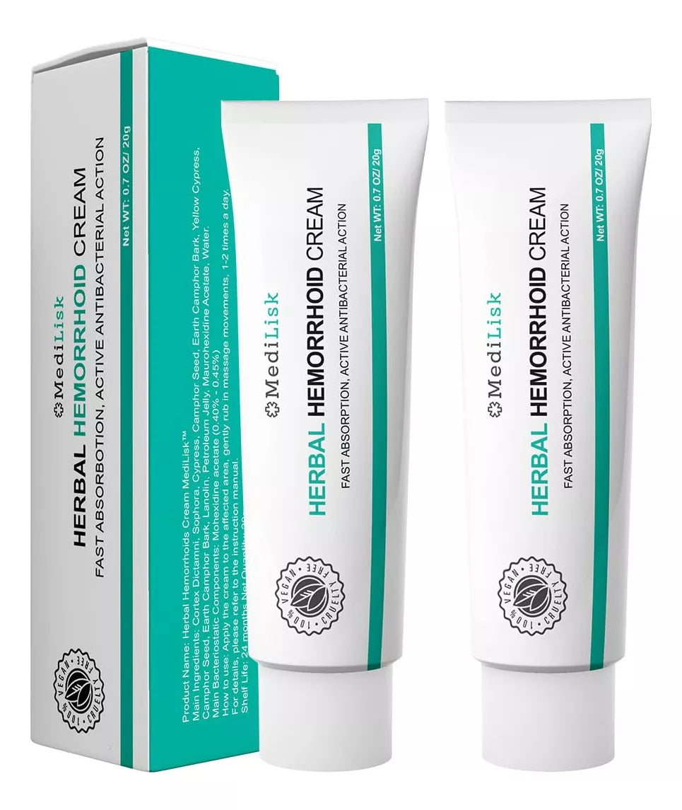 2x1 - Crema Herbal para Hemorroides