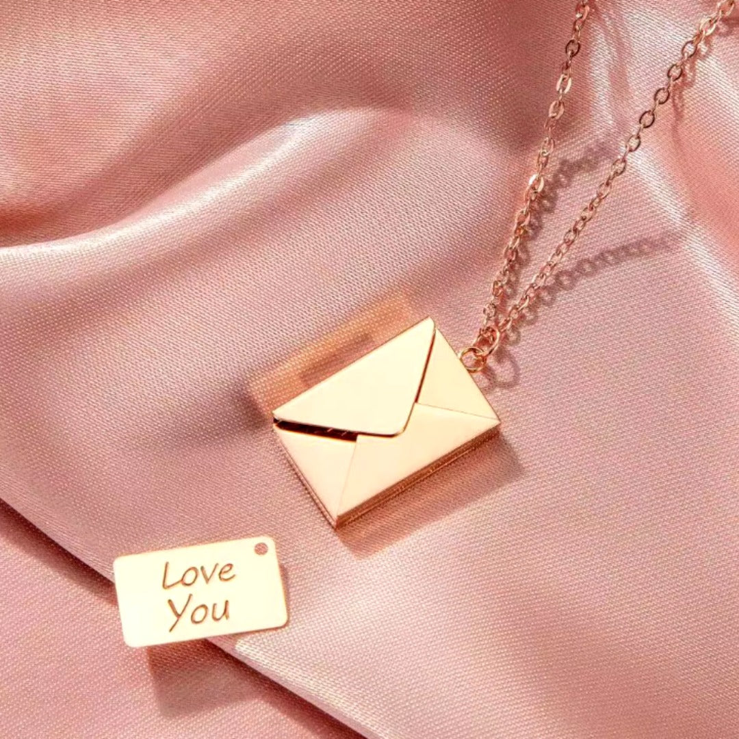 Cadena con Carta Te Amo
