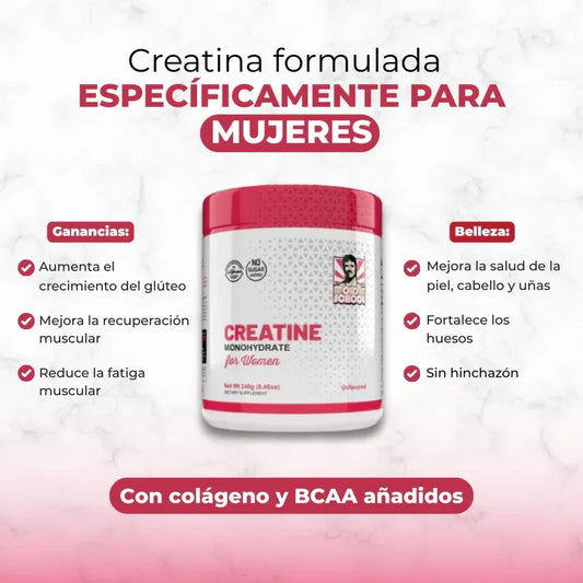 Creatina Monohidratada - Poder Femenino