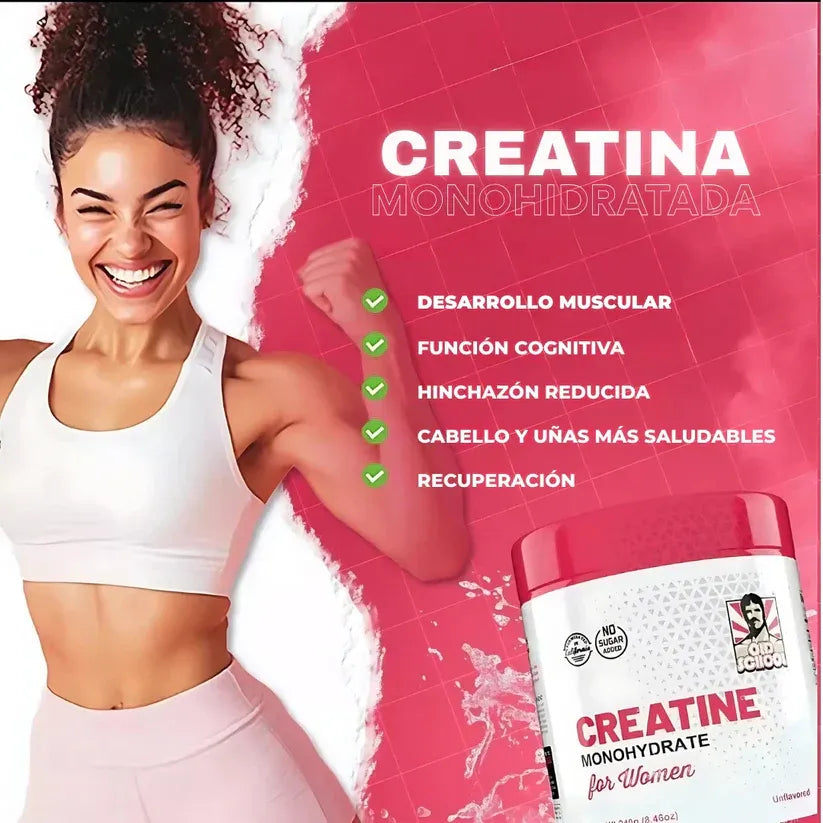 Creatina Monohidratada - Poder Femenino