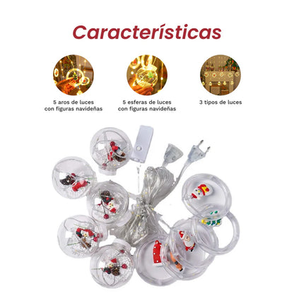 Aros Luminosos de Navidad