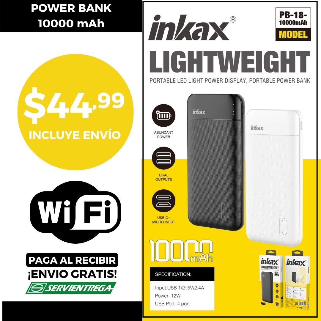 Power Bank Router de 10,000 mAh – Shop.ec