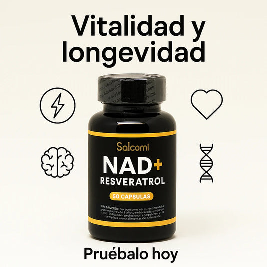 NAD + RESVERATROL - 100 CÁPSULAS