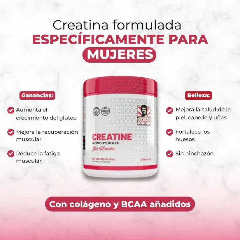 Creatina Monohidratada - Poder Femenino